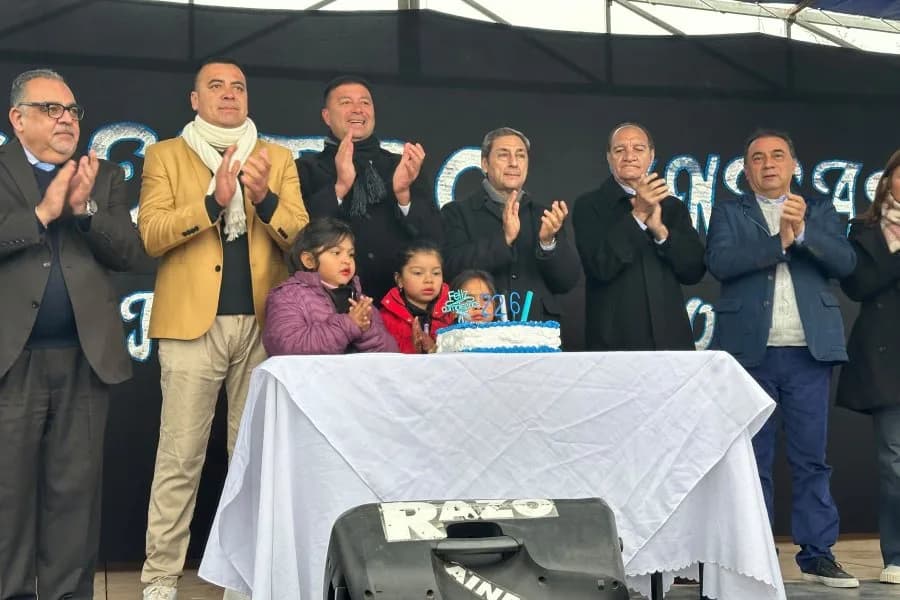 Antajé cumplió 226 años: Silva Neder acompañó una jornada cargada de festejos