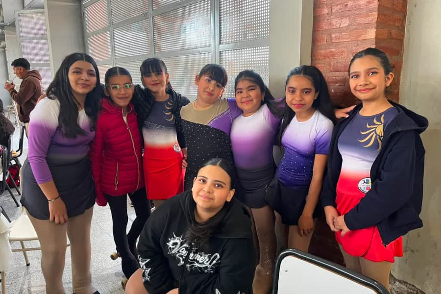 La academia de patinaje Nueva Generación apuesta a la formación deportiva e integral desde los 3 años