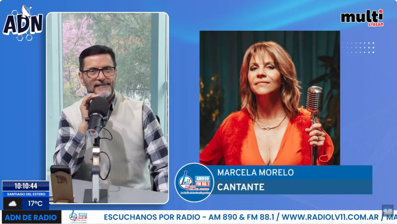 Marcela Morelo vuelve a Santiago y reveló en LV11 por qué será una noche muy especial