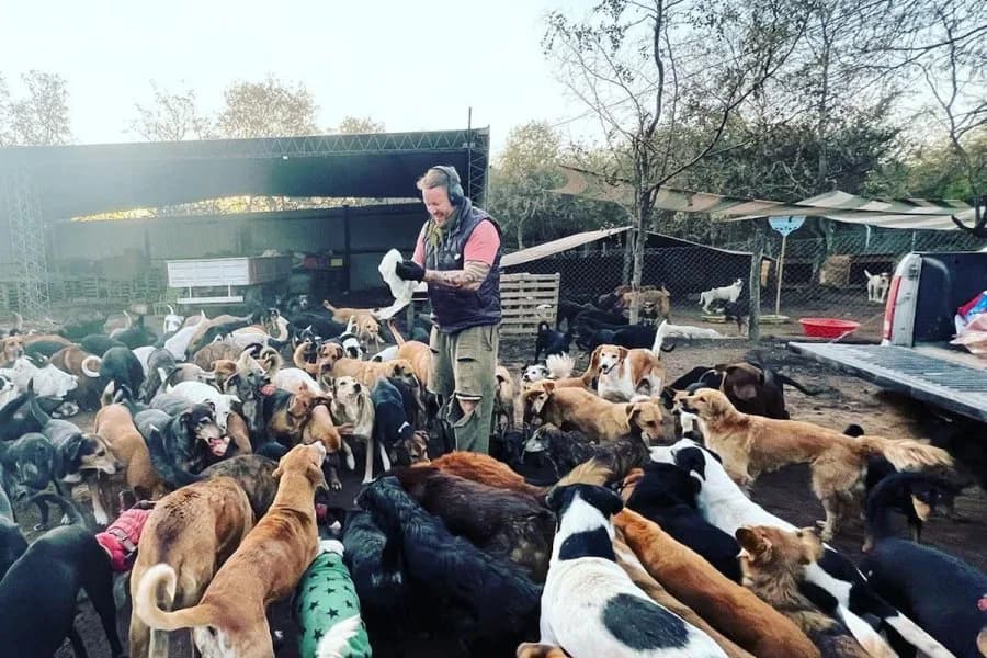 La conmovedora reacción de los perros de El Montecito tras el accidente fatal del Polaco Riemersma