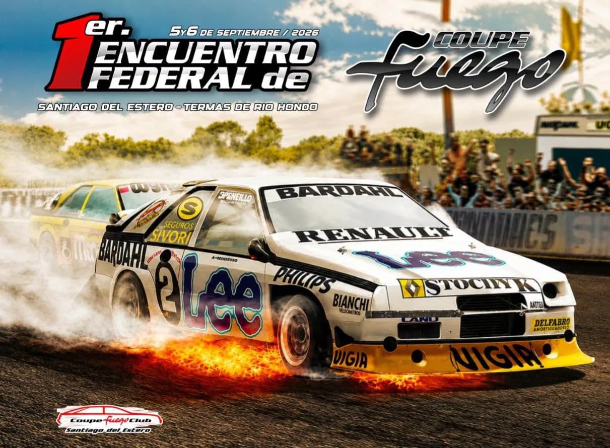 Santiago del Estero será sede del 1er Encuentro Federal Argentino de la Coupé Fuego