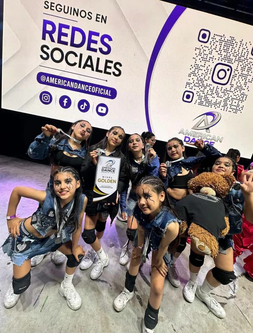 El grupo infantil Golden Crew de La Banda triunfó en el certamen American Dance de Tucumán y clasificó a las finales latinoamericanas