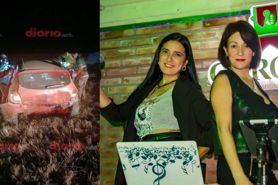 Dos reconocidas cantantes santiagueñas sufrieron un siniestro vial sobre la Ruta 9 y fueron hospitalizadas