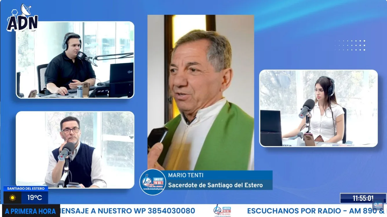 Mario Tenti habló en LV11 sobre la visita del Papa: “Hubiese sido lindo que venga a Santiago”