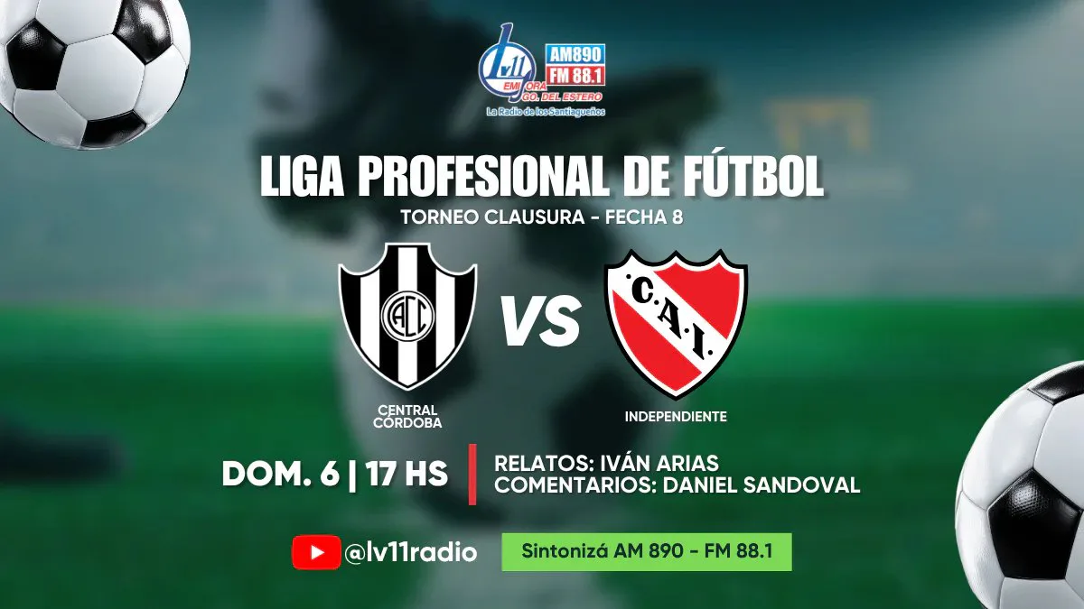 ¡El Ferroviario sale a la cancha y LV11 está ahí! Central Córdoba recibe al Rojo