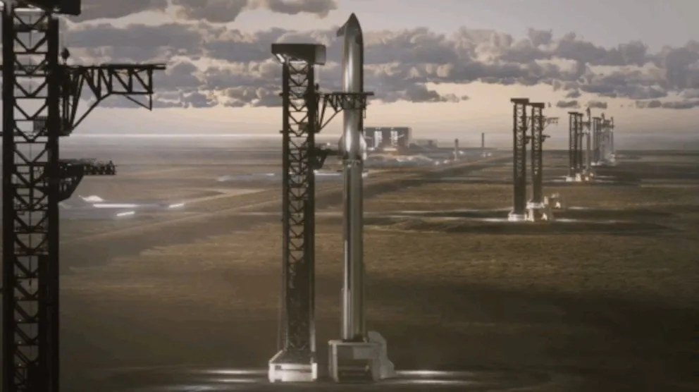 Elon Musk va por su proyecto más ambicioso: una base espacial para más de 10.000 vuelos al año
