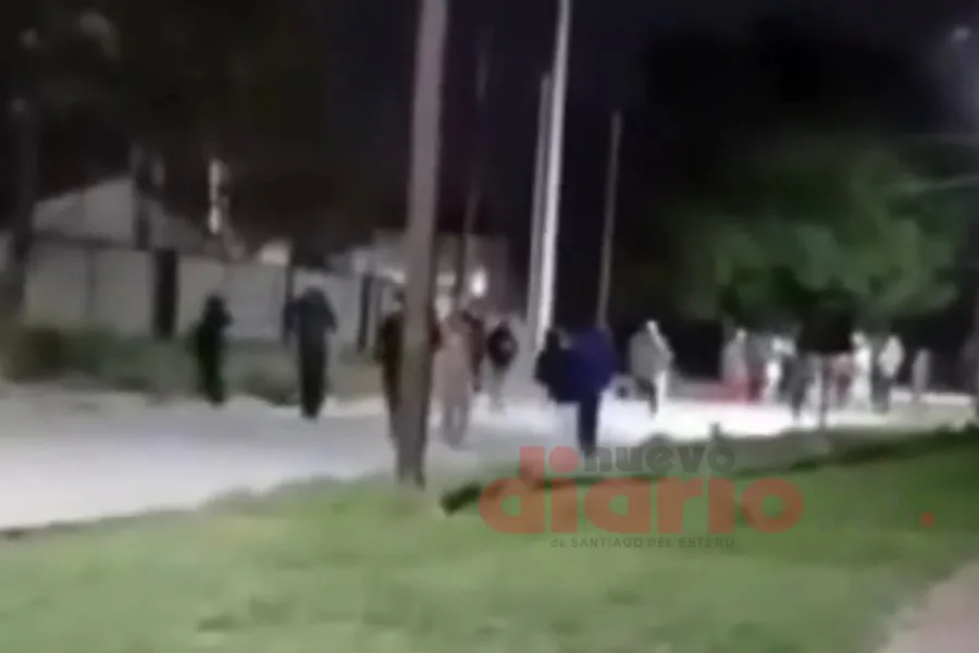 Descontrol en La Banda: corridas, pedradas y presuntas detonaciones tienen en vilo a los vecinos