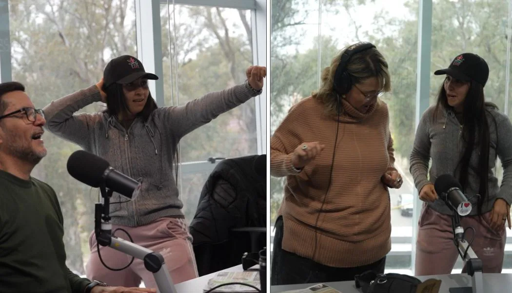 ¡Nadie se quedó quieto! Luz Nadotti y Leo González llevaron su show a los estudios de LV11