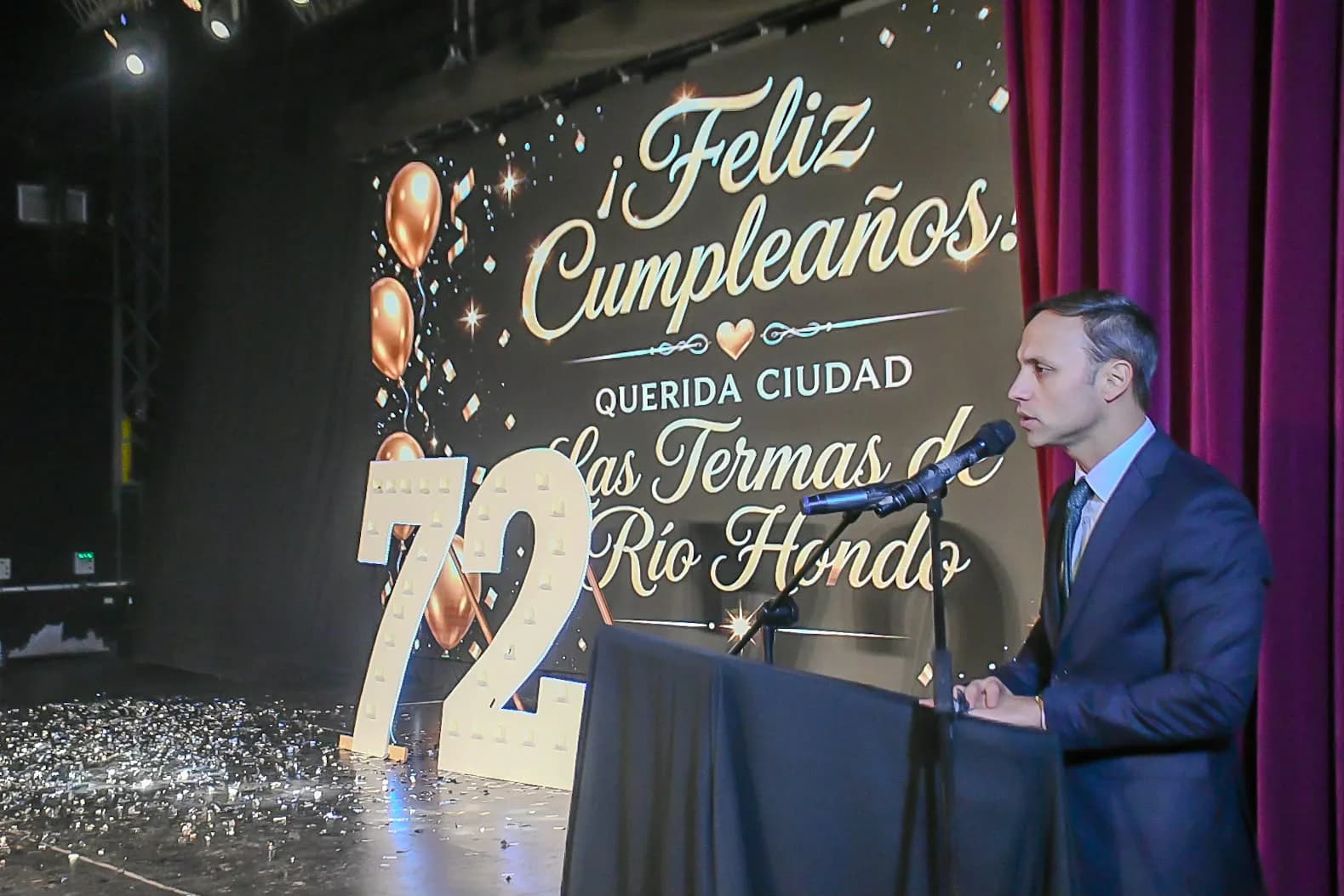 Las Termas celebró sus 72 años y ratificó su apuesta al turismo como motor de desarrollo
