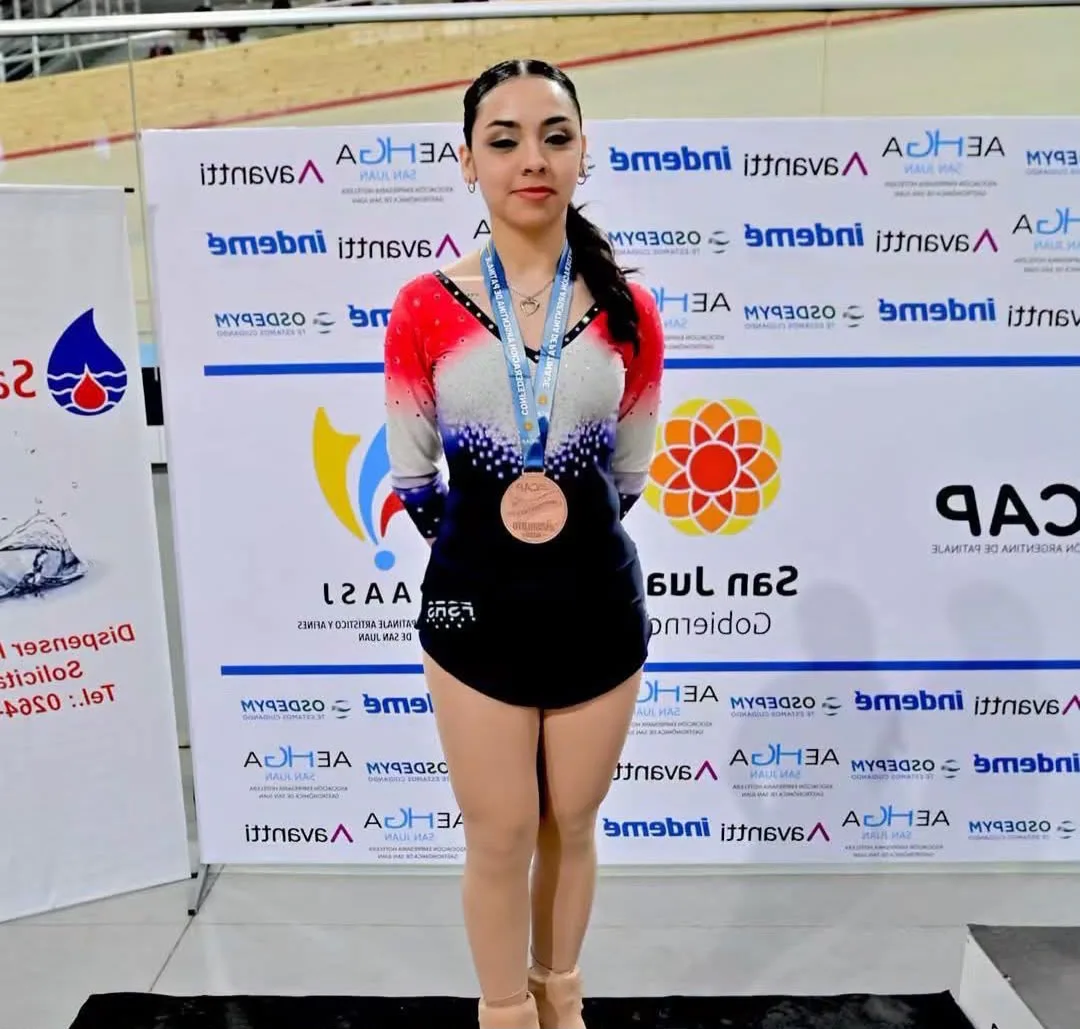Morena Buscarioli logró el quinto puesto en el Campeonato Nacional Absoluto de patín