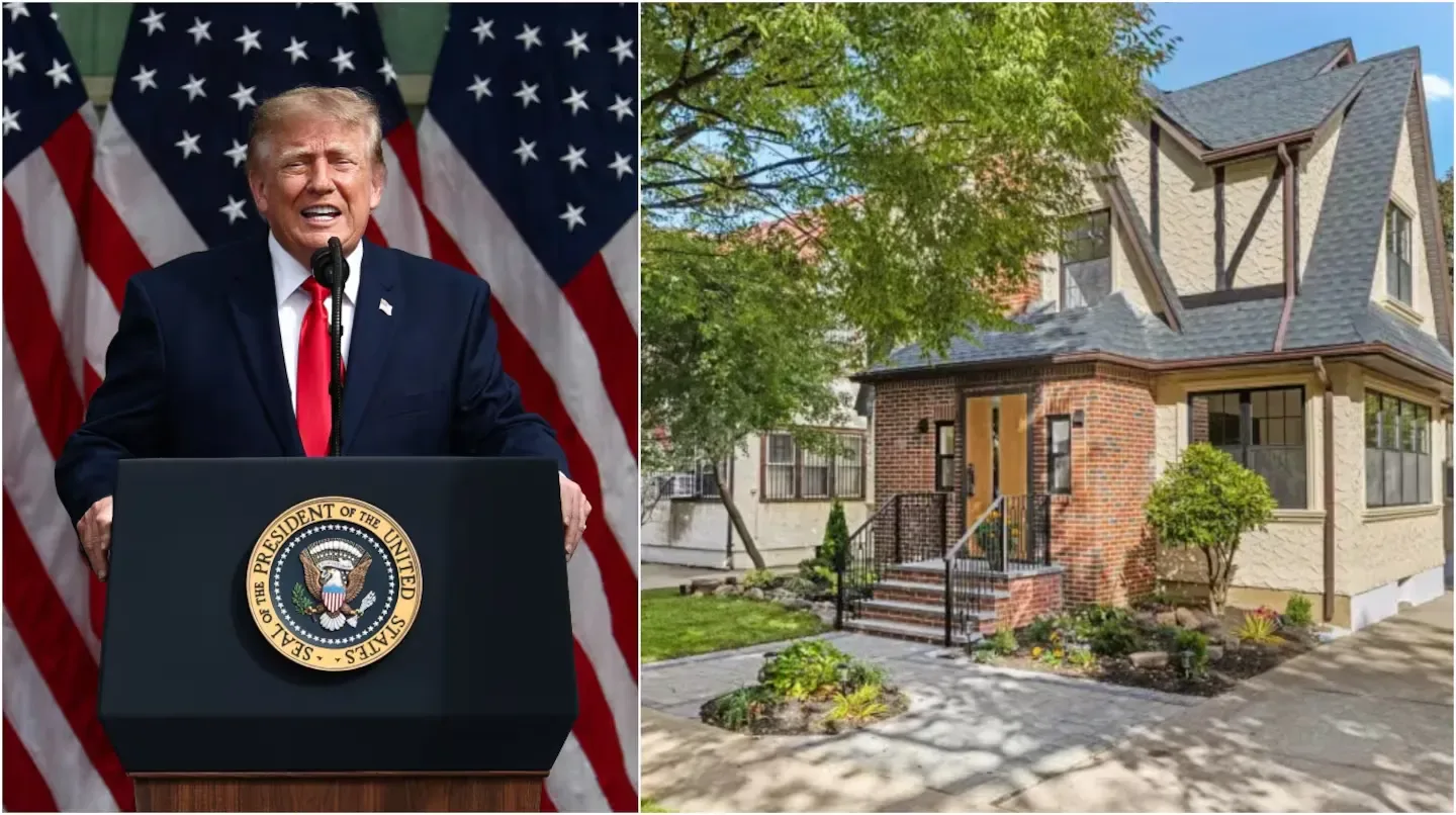 La casa de la infancia de Donald Trump en Nueva York se vendió por casi dos millones de dólares tras una remodelación