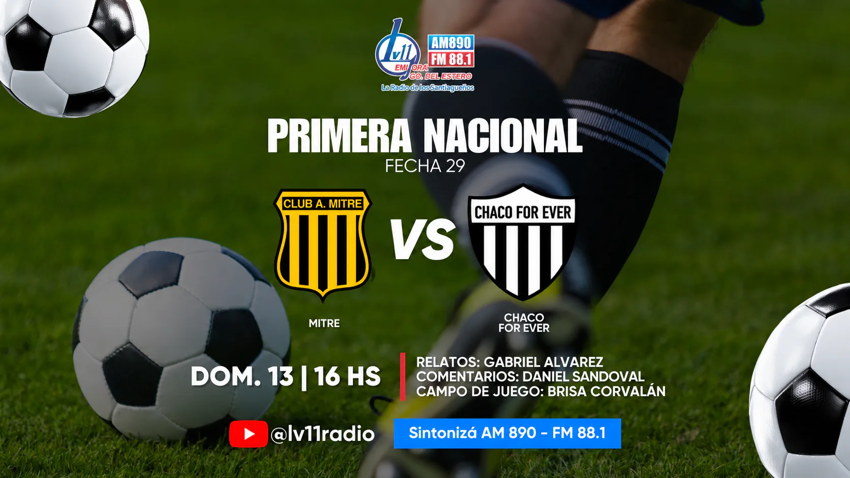 Mitre juega un partido clave y LV11 te lleva toda la emoción desde el 8 de Abril