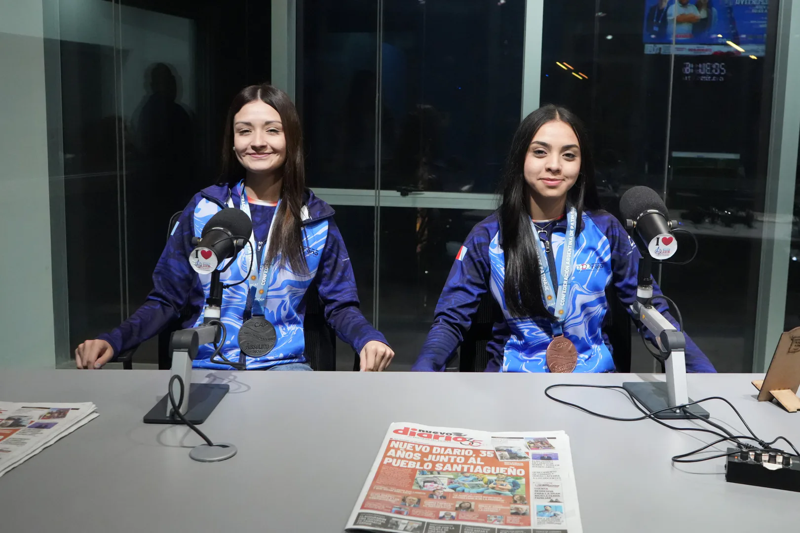 Martina Umbidez y Morena Buscarioli en Radio LV11: "Santiago del Estero ya está al nivel de las potencias en el patín"
