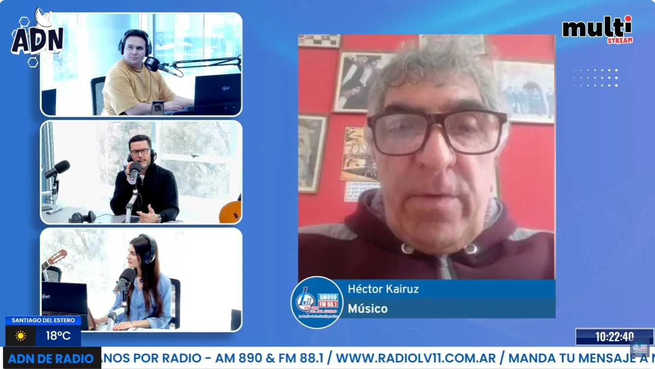 Héctor Kairuz repasó en ADN de Radio los 51 años de Los Alfiles y anticipó una extensa gira