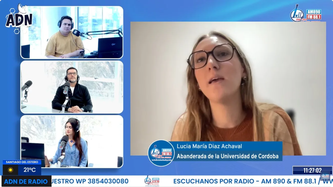 Lucía Díaz Achával, la joven santiagueña que alcanzó el mejor promedio de Derecho en Córdoba