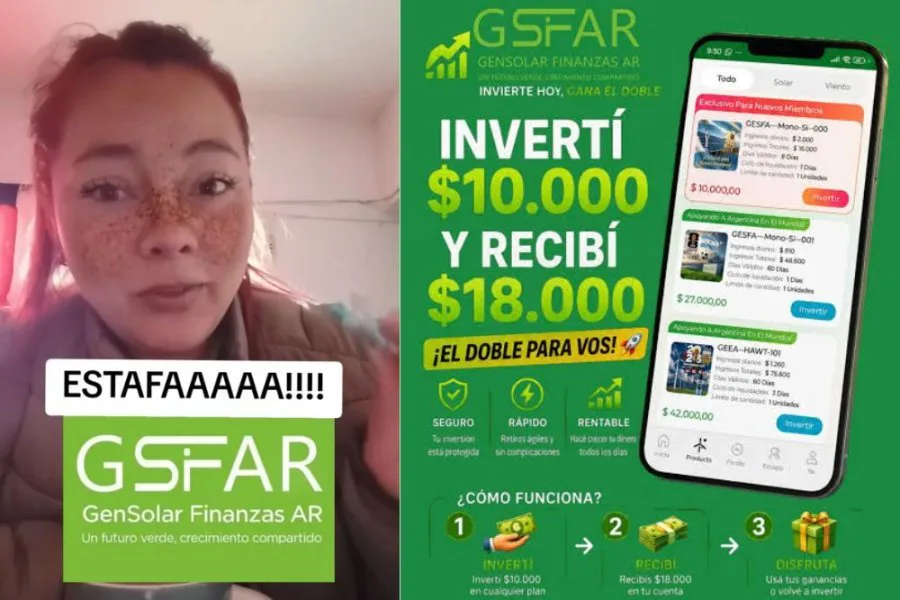 Así funcionaba GSFAR según una usuaria: inversiones “flash”, ganancias extraordinarias y CBU de terceros