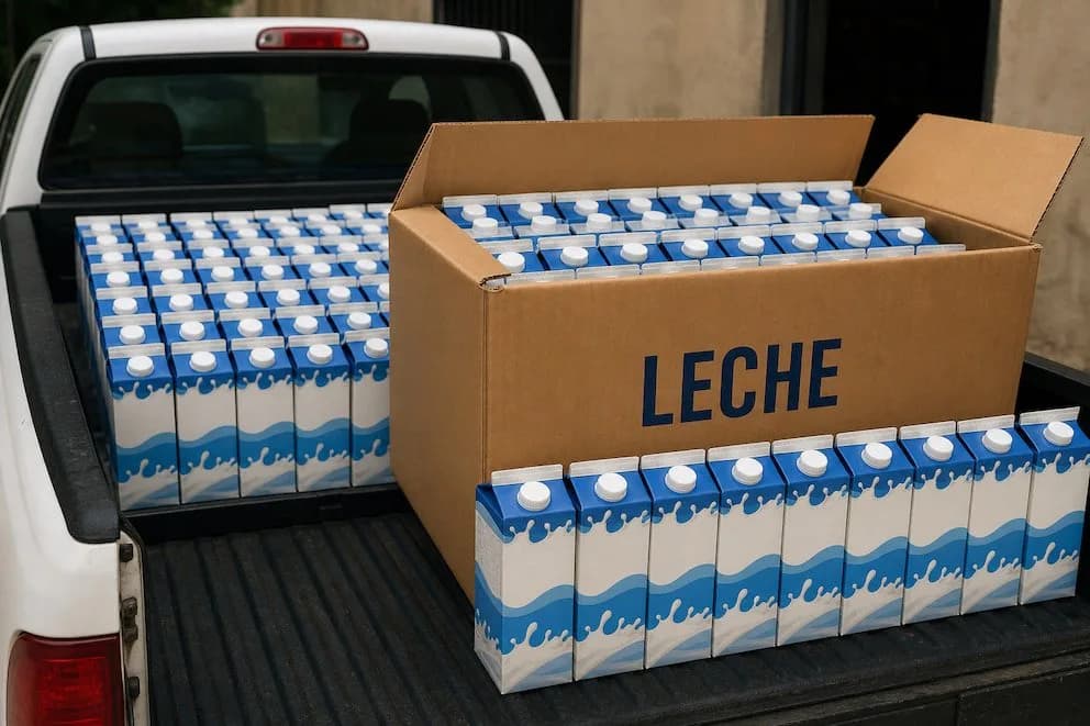 Lo denunciaron por robar electricidad y deberá donar 80 litros de leche para evitar el juicio