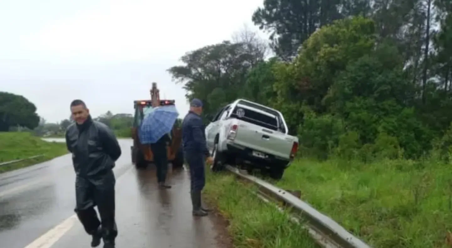 Volcó en la Ruta 14 con 1,12 de alcohol en sangre y quedó detenido tras la intervención policial
