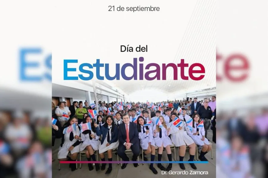 “El futuro que todos soñamos”: el mensaje de Gerardo Zamora por el Día del Estudiante