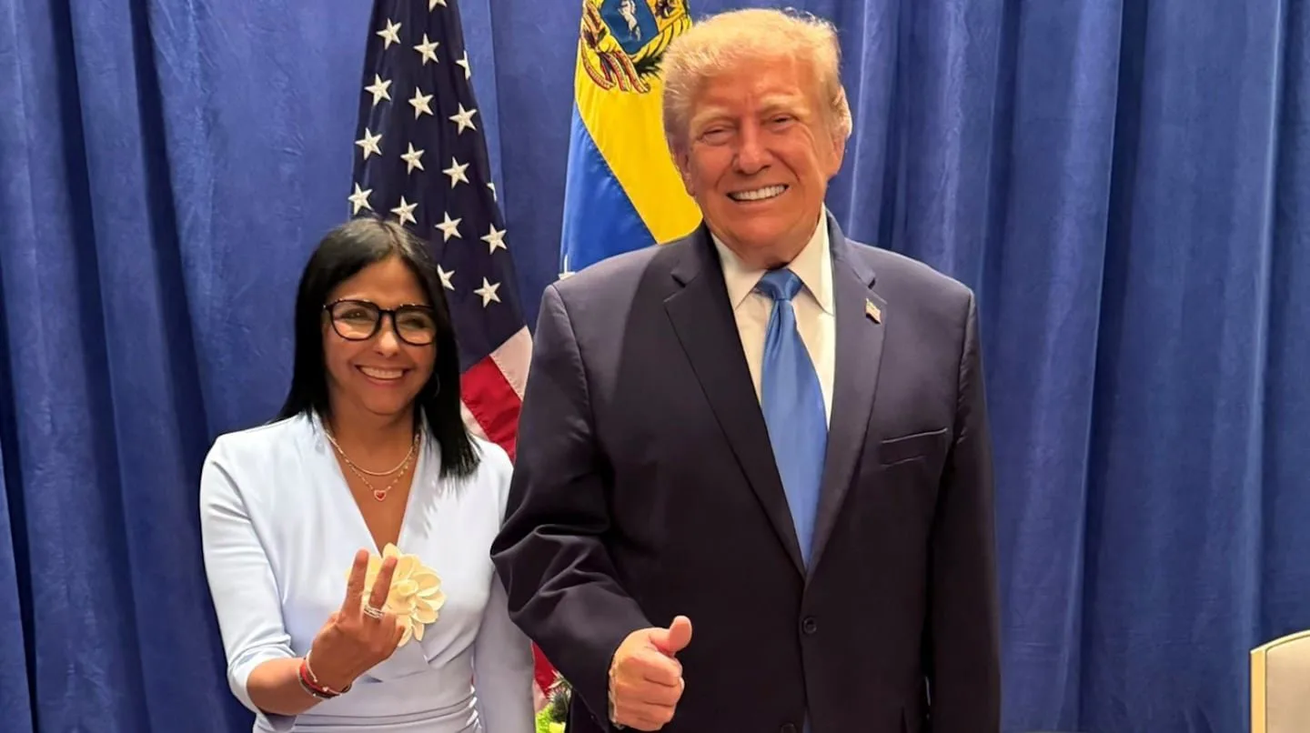 Trump y Delcy Rodríguez mantuvieron una reunión en Nueva York: de qué hablaron