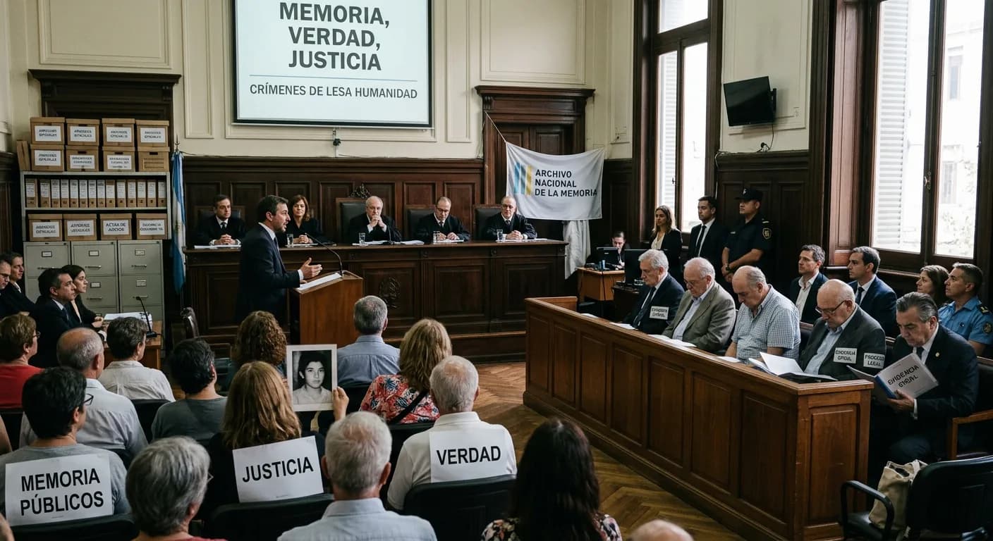 Resaltan que los juicios de lesa humanidad son públicos y sus resultados constan en archivos oficiales