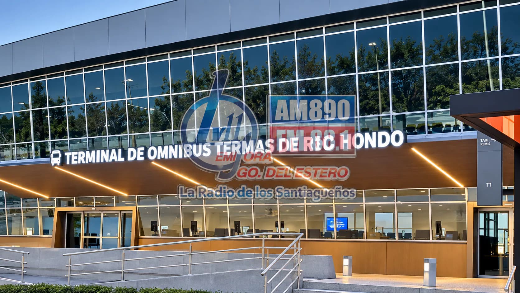 El gobernador Elías Suárez inauguró la moderna Terminal de Ómnibus de Las Termas de Río Hondo