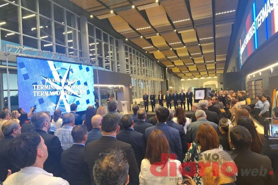 Elías Suárez en la inauguración de la Terminal de Las Termas: "Es una nueva puerta de entrada a nuestra provincia"