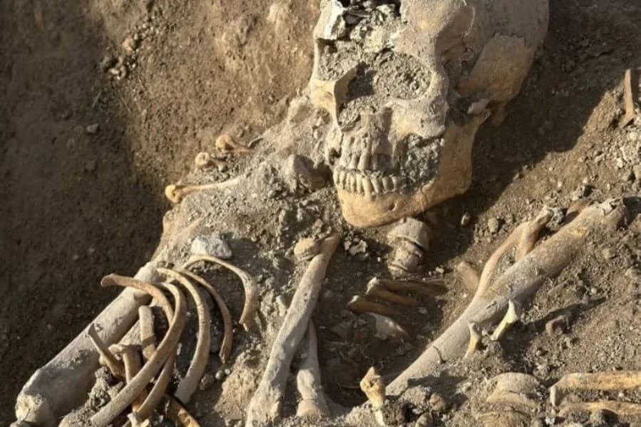 Conmovedor hallazgo arqueológico en Italia: hallan restos de una madre abrazando a su hijo en Siponto