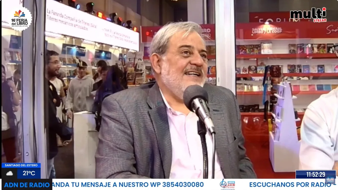 “Hay que venir y recorrer”: Juan Leguizamón destacó en LV11 la diversidad de la Feria del Libro