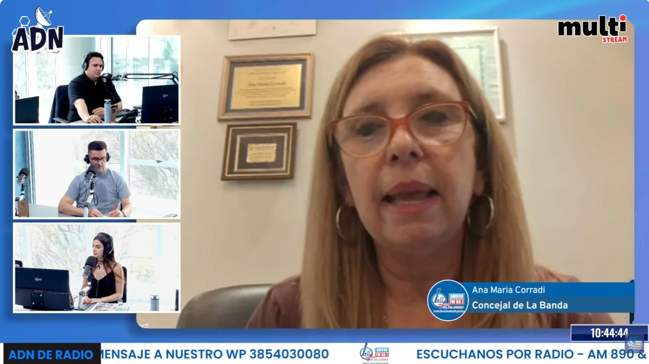 Ana María Corradi anticipó los primeros desafíos del nuevo Concejo Deliberante de La Banda