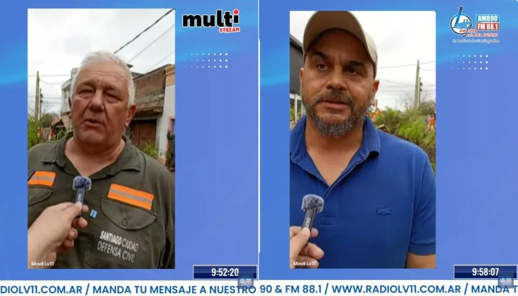 Tras la tormenta, la Municipalidad desplegó un operativo de emergencia en distintos barrios