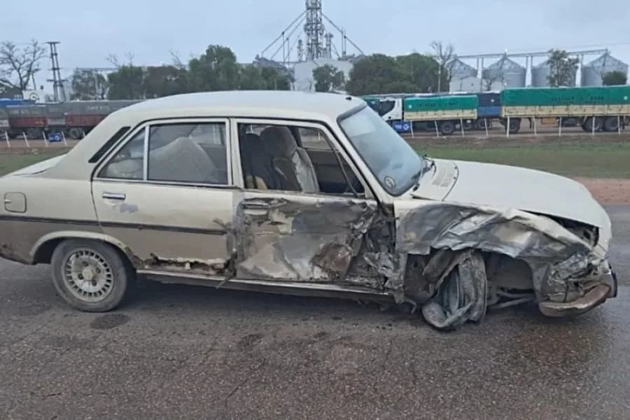 Un camión embistió a una familia, el conductor escapó y dio una insólita explicación