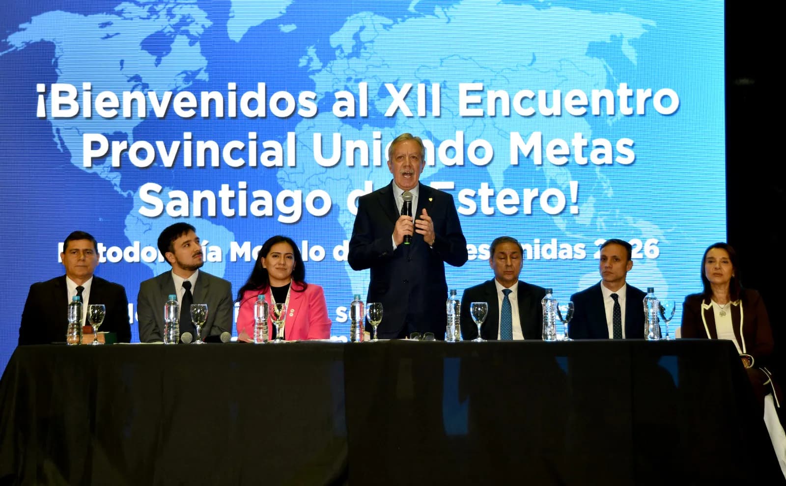 El gobernador Elías Suárez participó de la apertura del XII Encuentro Provincial "Uniendo Metas"