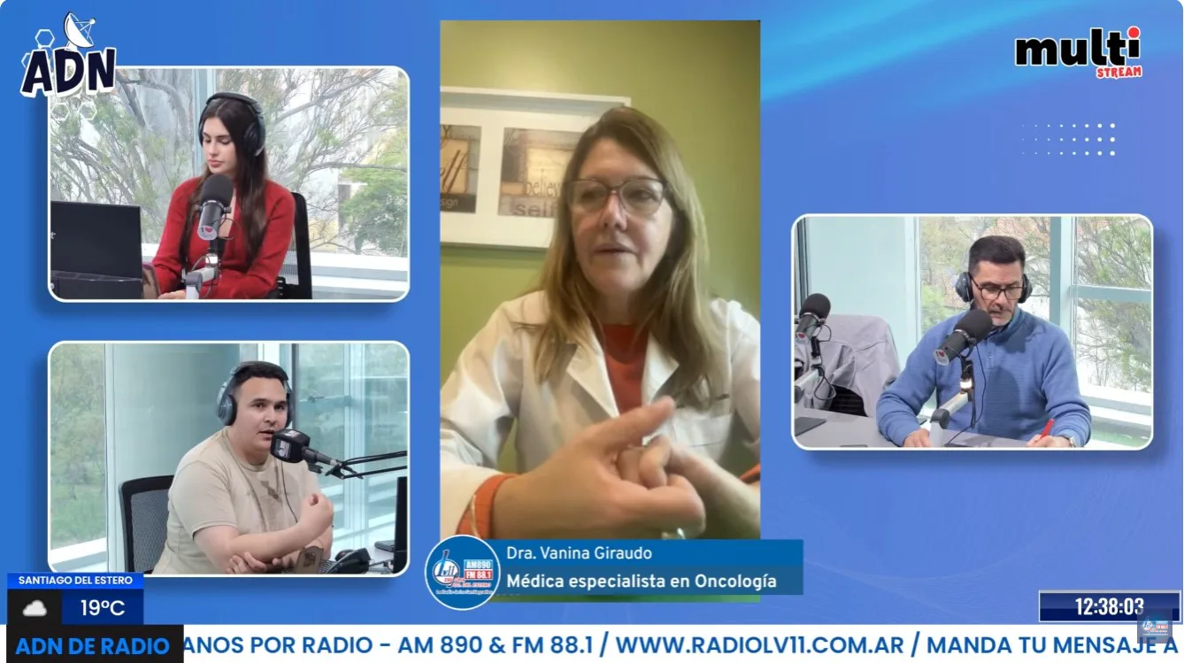 Qué es el adenocarcinoma de pulmón: una oncóloga habló en Radio LV11