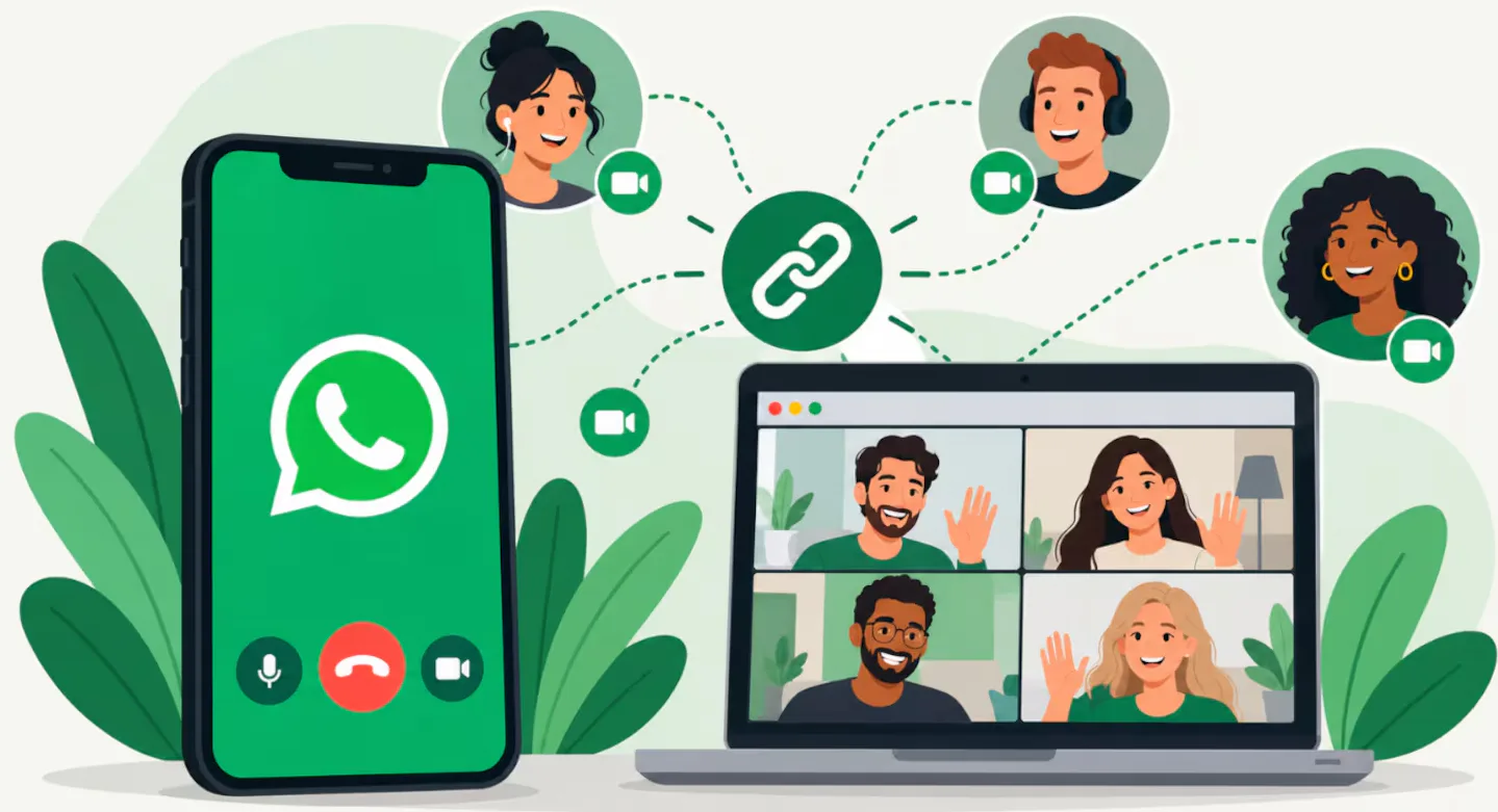 WhatsApp lanzó una función para sumar a personas sin cuenta en la aplicación a llamadas y videollamadas