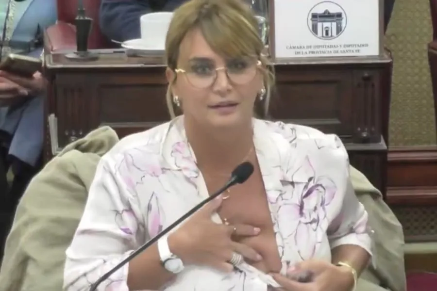"No estaba de joda": Amalia Granata mostró marcas de una punción en plena sesión para justificar su ausencia