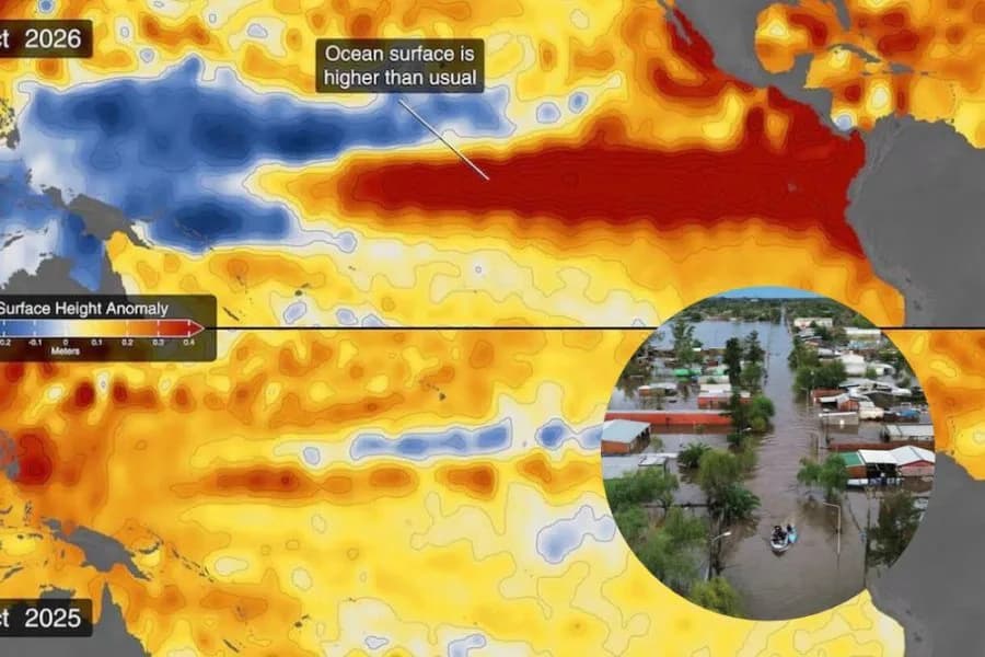 Una anomalía en el océano Pacífico pone en alerta a los científicos: qué puede pasar en Argentina