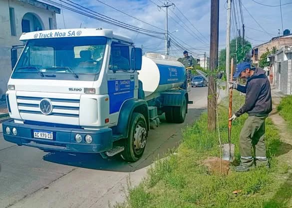 La Municipalidad de la Capital inició la plantación de más de 3.600 árboles en el barrio Primera Junta