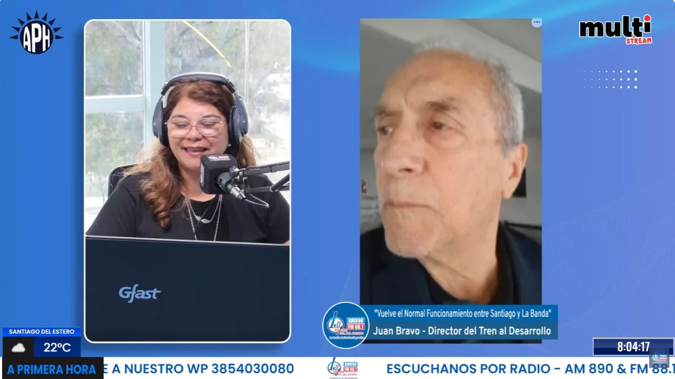 Juan Bravo confirmó que el Tren al Desarrollo volvió a la normalidad: “Es una alegría para todos nosotros”