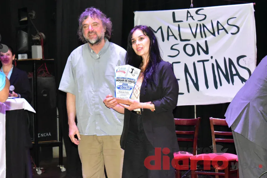 El Hogar de Cristo reconoció a la Fundación Cantos durante la entrega de premios 2026