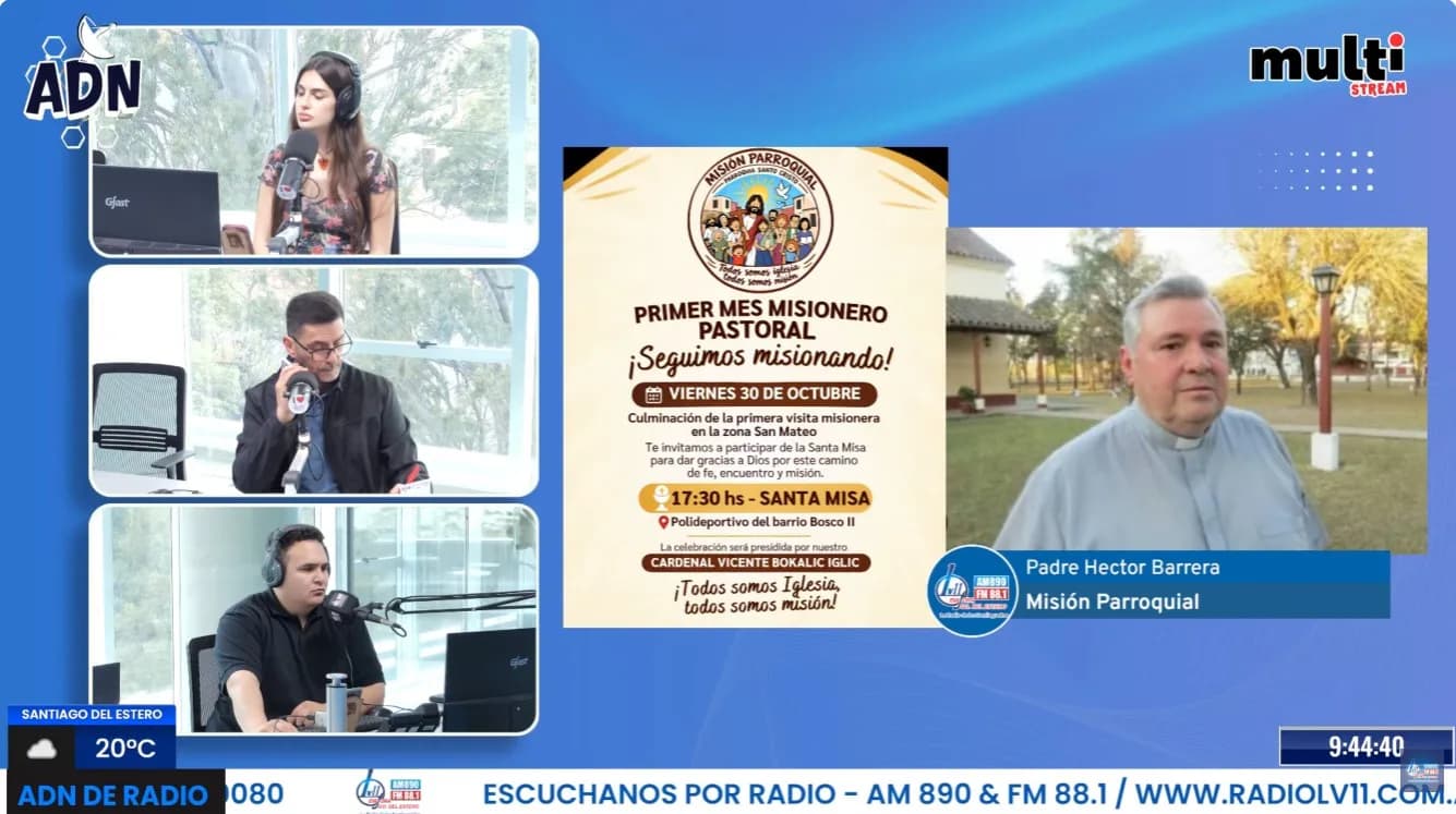 La parroquia Santo Cristo cerrará su primer mes misionero con una misa presidida por el cardenal Bokalic