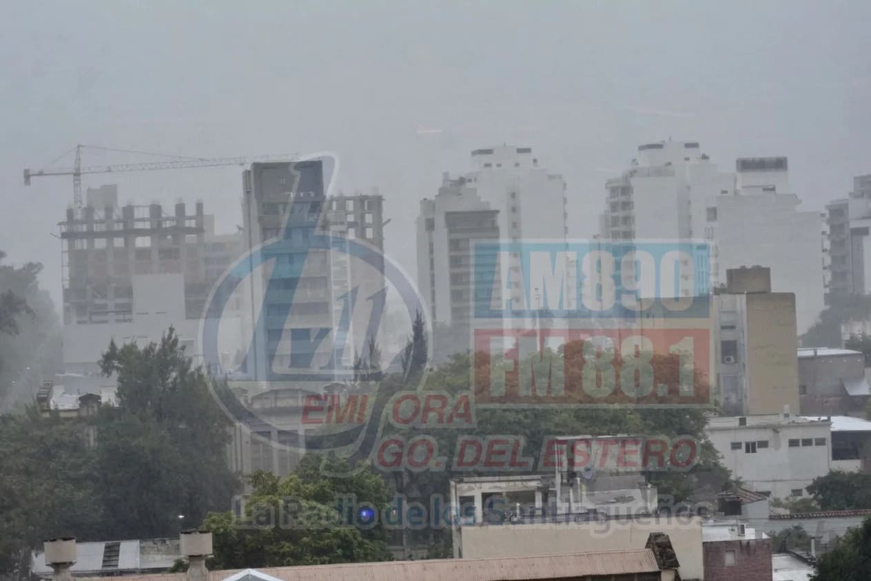 Emitieron alerta amarilla por tormentas para el NOA e inestabilidad en Santiago del Estero