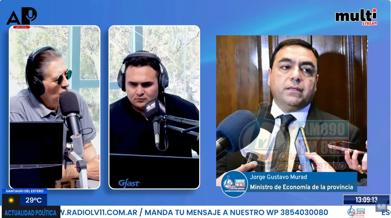 Murad aseguró que Santiago del Estero sostendrá los salarios, los bonos y la obra pública con recursos propios