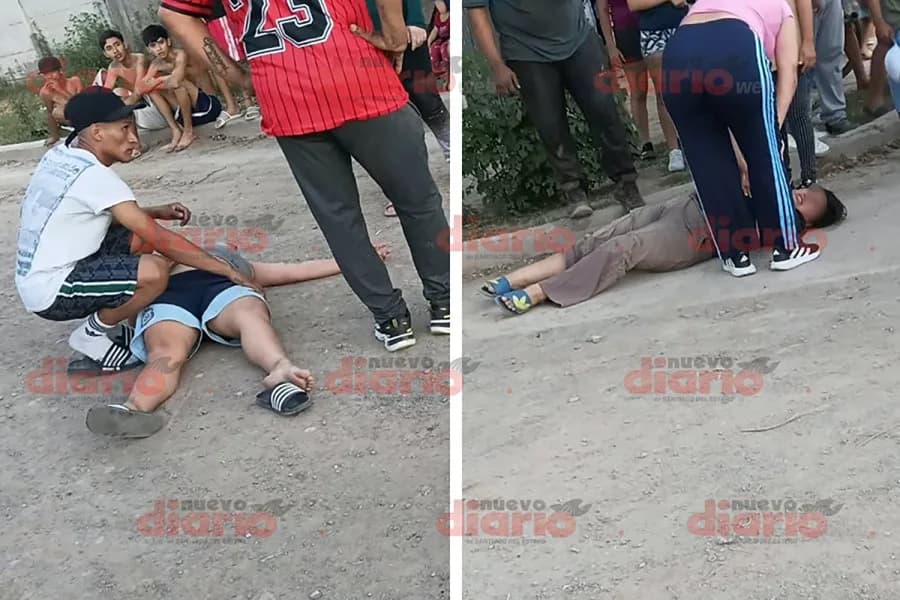 Violento accidente en el barrio Villa Nueva de La Banda dejó a dos mujeres hospitalizadas de urgencia