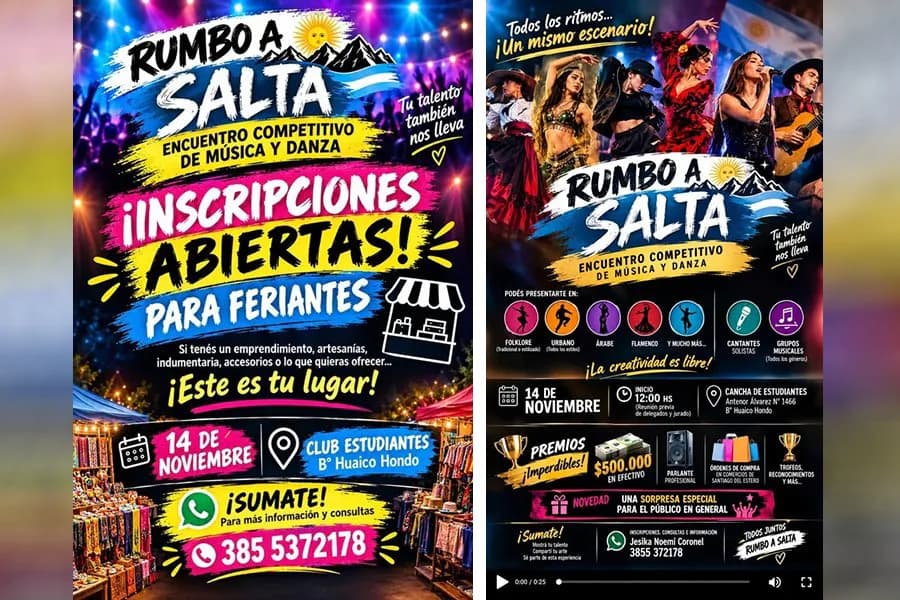 Música, danza y solidaridad: lanzan una convocatoria en Santiago para buscar talentos rumbo a un festival nacional