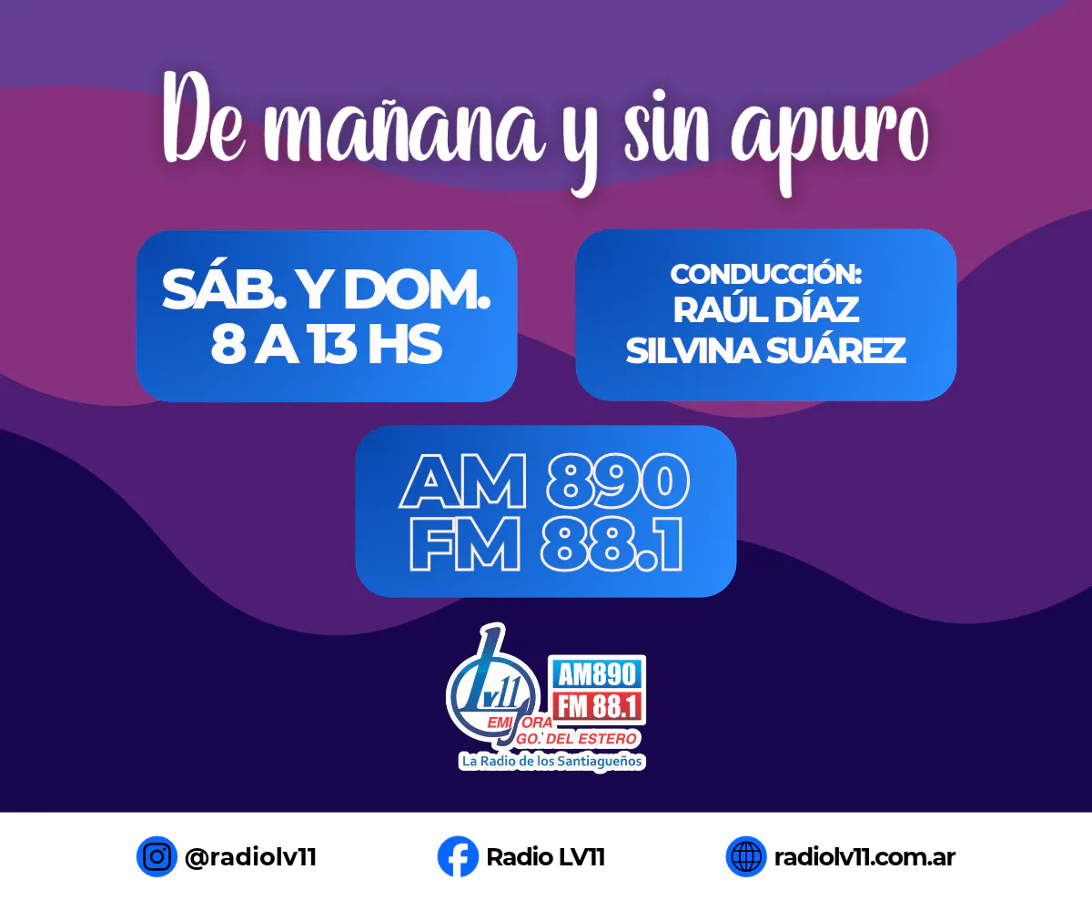 De Mañana y Sin Apuro