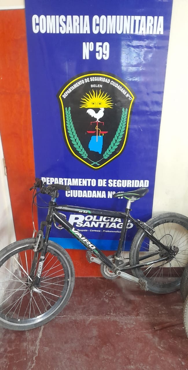 Recuperan una bicicleta robada tras un rastreo de cámaras y entrevistas vecinales