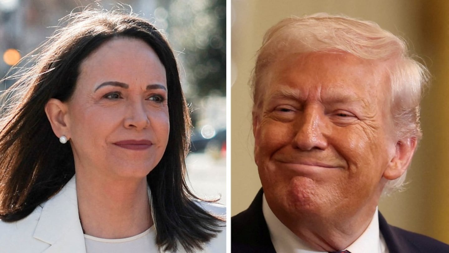 Trump abre la puerta a “involucrar” a María Corina Machado en el futuro de Venezuela