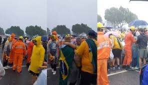 Tragedia en Brasilia: un rayo dejó 30 heridos durante una marcha a favor de Bolsonaro