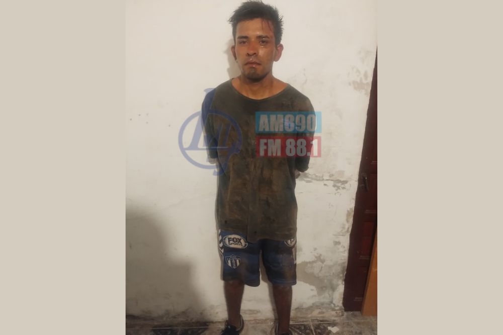 Persecución en el monte: amenazó con un cuchillo, robó y terminó detenido